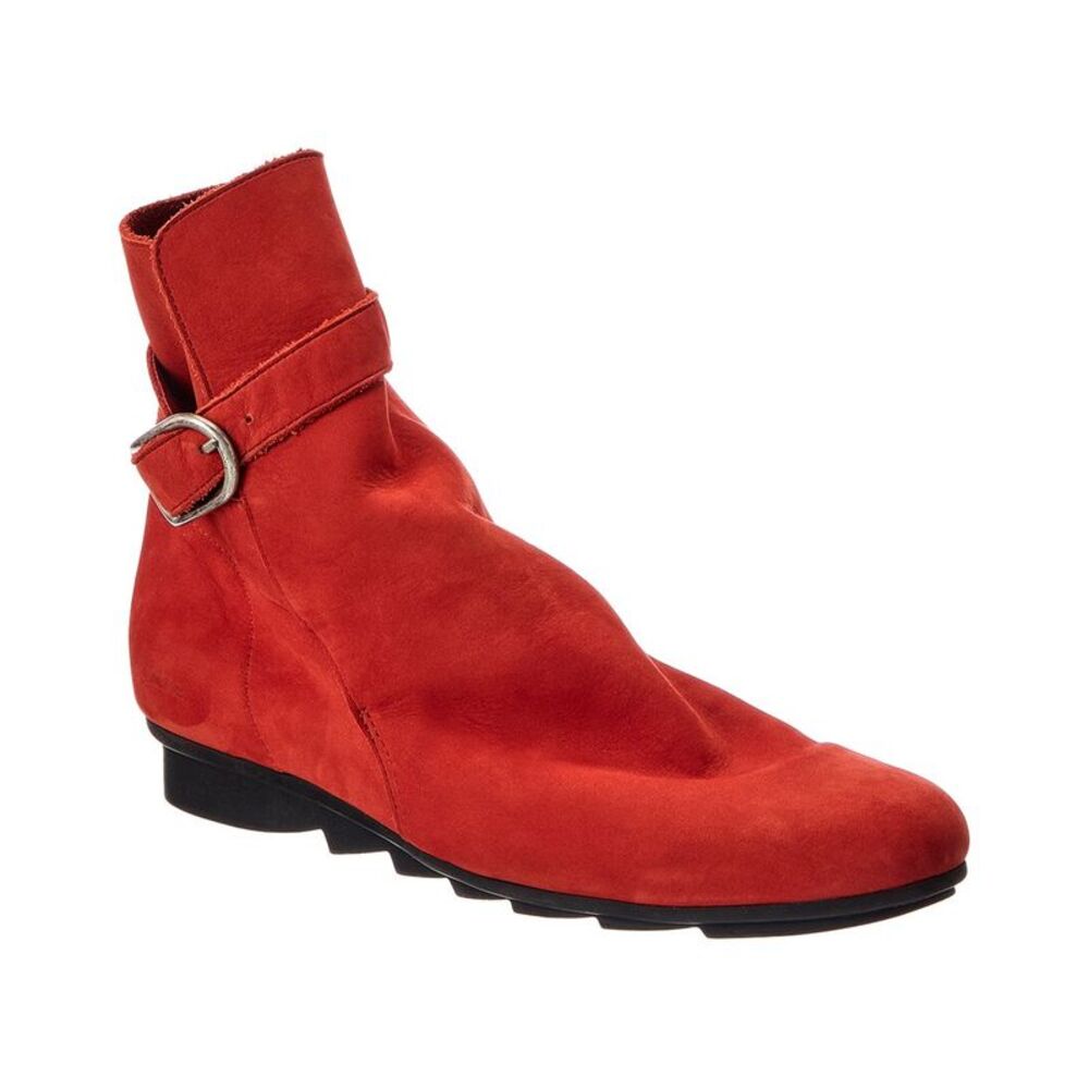 Arche Biblow Leather Bootie, Red